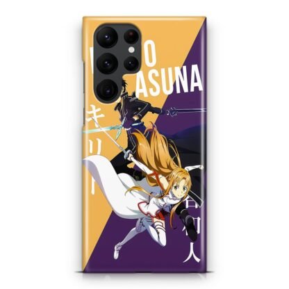 Kirito Asuna Sword Art Online Samsung Galaxy S25 / S25 Plus / S25 Ultra 3D Case