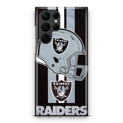 Las Vegas Raiders Helmet NFL Logo Samsung Galaxy S25 / S25 Plus / S25 Ultra 3D Case