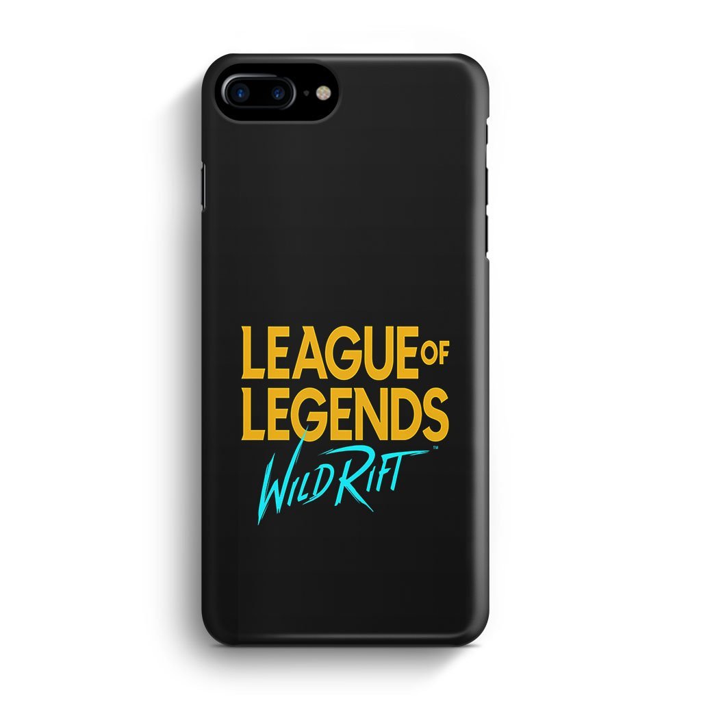 League of Legends Wild Rift Black Cover iPhone 7 Plus / 8 Plus 3D Case