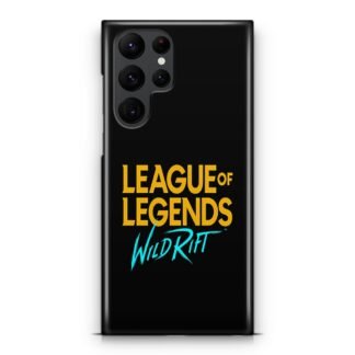 League of Legends Wild Rift Black Cover Samsung Galaxy S25 / S25 Plus / S25 Ultra 3D Case