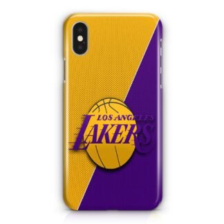 Los Angeles Lakers Carbon Logo iPhone X / XR / XS / XS Max 3D Case