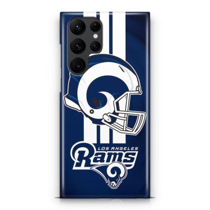 Los Angeles Rams Helmet NFL Logo Samsung Galaxy S25 / S25 Plus / S25 Ultra 3D Case