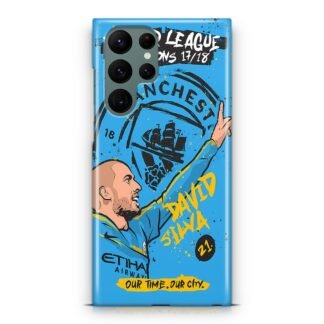 Manchester City FC David Silva Samsung Galaxy S23 / S23 Plus / S23 Ultra / S23 FE 3D Case