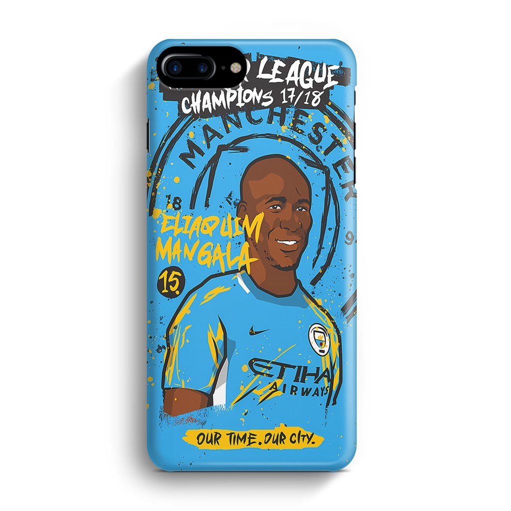 Manchester City FC Eliaquim Mangala iPhone 7 Plus / 8 Plus 3D Case