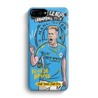 Manchester City FC Kevin De Bruyne iPhone 7 Plus / 8 Plus 3D Case