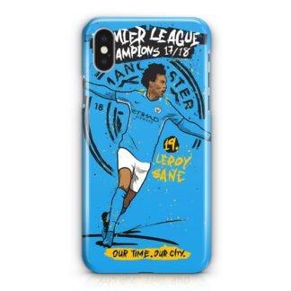 Manchester City FC Leroy Sane iPhone X / XR / XS / XS Max 3D Case