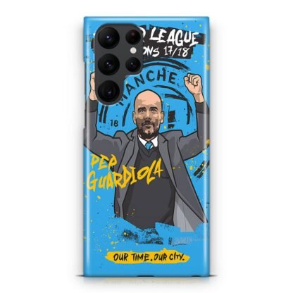 Manchester City FC Pep Guardiola Samsung Galaxy S25 / S25 Plus / S25 Ultra 3D Case
