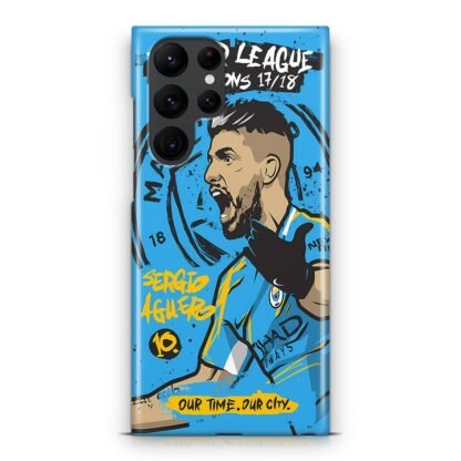 Manchester City FC Sergio Aguero Samsung Galaxy S25 / S25 Plus / S25 Ultra 3D Case