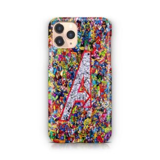 Marvel Avengers Logo Heroes Collage iPhone 13 / 13 Pro / 13 Pro Max / 13 Mini 3D Case