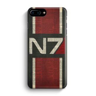 Mass Effect N7 Text Cover iPhone 7 Plus / 8 Plus 3D Case