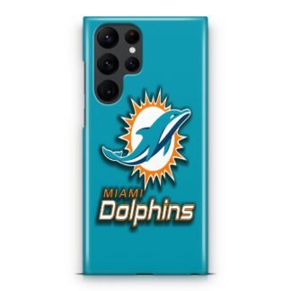 Miami Dolphins Sky Blue Logo Samsung Galaxy S25 / S25 Plus / S25 Ultra 3D Case