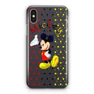 Mickey Mouse Colorful Dots iPhone X / XR / XS / XS Max 3D Case
