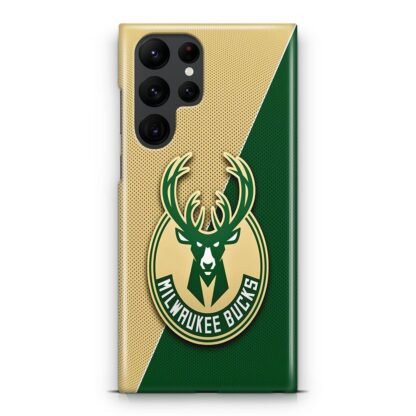Milwaukee Bucks Carbon Logo Samsung Galaxy S25 / S25 Plus / S25 Ultra 3D Case