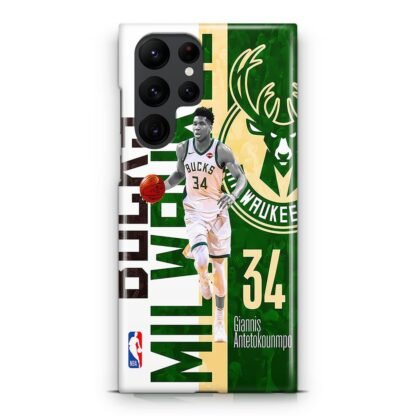 Milwaukee Bucks Giannis Antetokounmpo Samsung Galaxy S25 / S25 Plus / S25 Ultra 3D Case