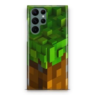 Minecraft Cuboids Samsung Galaxy S23 / S23 Plus / S23 Ultra / S23 FE 3D Case
