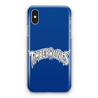 Minnesota Timberwolves Blue Logo iPhone X / XR / XS / XS Max 3D Case