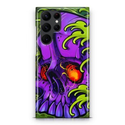Monster Skull Green Slime Samsung Galaxy S25 / S25 Plus / S25 Ultra 3D Case