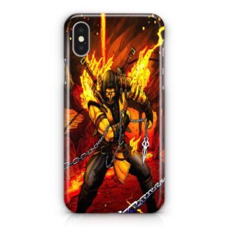 Mortal Kombat Scorpion Hellfire iPhone X / XR / XS / XS Max 3D Case