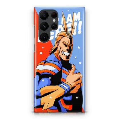 My Hero Academia All Might Poster Samsung Galaxy S25 / S25 Plus / S25 Ultra 3D Case
