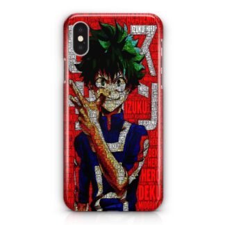 My Hero Academia Midoriya Izuku Collage iPhone X / XR / XS / XS Max 3D Case