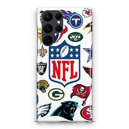NFL Team Logo Collage Samsung Galaxy S25 / S25 Plus / S25 Ultra 3D Case