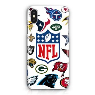 NFL Team Logo Collage iPhone X / XR / XS / XS Max 3D Case