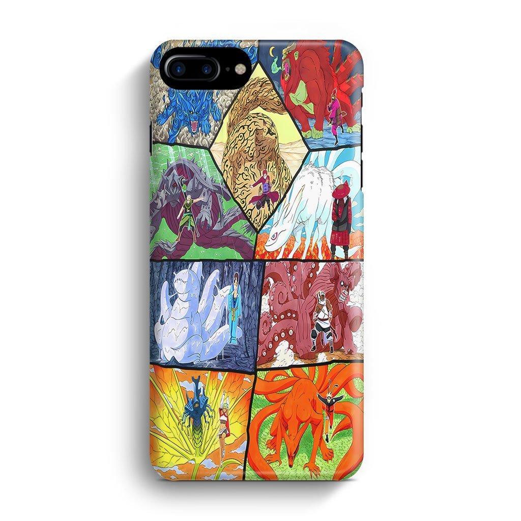 Naruto All Tailed Beast Bijuu Jinchuriki iPhone 7 Plus / 8 Plus 3D Case