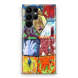 Naruto All Tailed Beast Bijuu Jinchuriki Samsung Galaxy S25 / S25 Plus / S25 Ultra 3D Case
