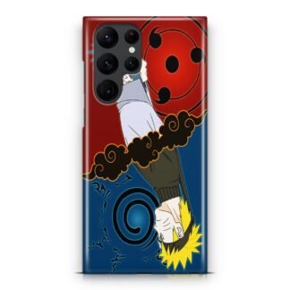 Naruto Sasuke Red Blue Samsung Galaxy S25 / S25 Plus / S25 Ultra 3D Case