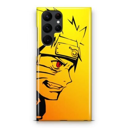 Naruto Shippuden Bijuu Mode Yellow Samsung Galaxy S25 / S25 Plus / S25 Ultra 3D Case
