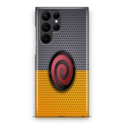 Naruto Uzumaki Logo Carbon Samsung Galaxy S25 / S25 Plus / S25 Ultra 3D Case