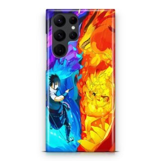 Naruto Vs Sasuke Overpower Samsung Galaxy S25 / S25 Plus / S25 Ultra 3D Case