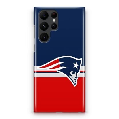 New England Patriots Blue Red Logo Samsung Galaxy S25 / S25 Plus / S25 Ultra 3D Case