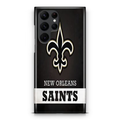 New Orleans Saints Black Logo Samsung Galaxy S25 / S25 Plus / S25 Ultra 3D Case