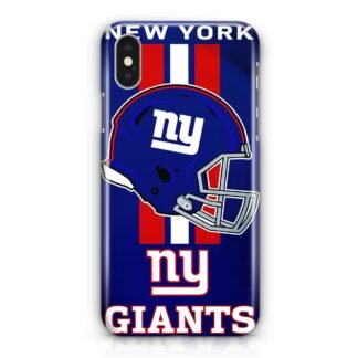 New York Giants Helmet NFL Logo iPhone X / XR / XS / XS Max 3D Case