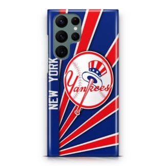 New York Yankees MLB Logo Samsung Galaxy S23 / S23 Plus / S23 Ultra / S23 FE 3D Case