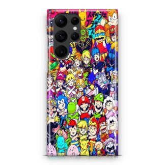 Nintendo Game Characters Collage Samsung Galaxy S25 / S25 Plus / S25 Ultra 3D Case