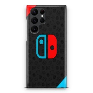 Nintendo Switch Blue Red Logo Samsung Galaxy S25 / S25 Plus / S25 Ultra 3D Case