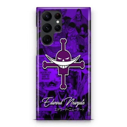 One Piece Edward Newgate Comic Logo Samsung Galaxy S25 / S25 Plus / S25 Ultra 3D Case