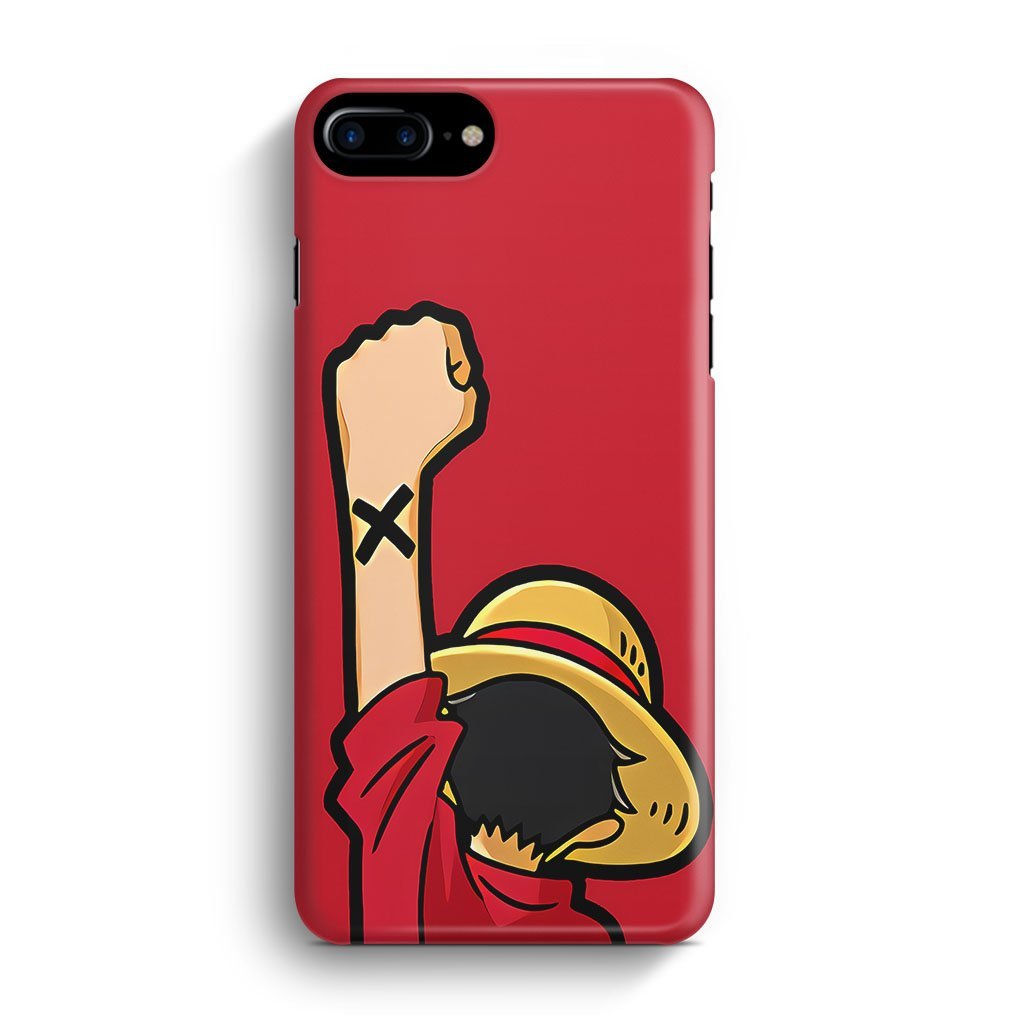 One Piece Luffy Hand Back iPhone 7 Plus / 8 Plus 3D Case