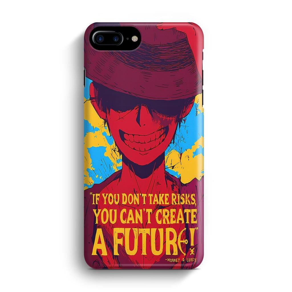 One Piece Luffy Quote iPhone 7 Plus / 8 Plus 3D Case