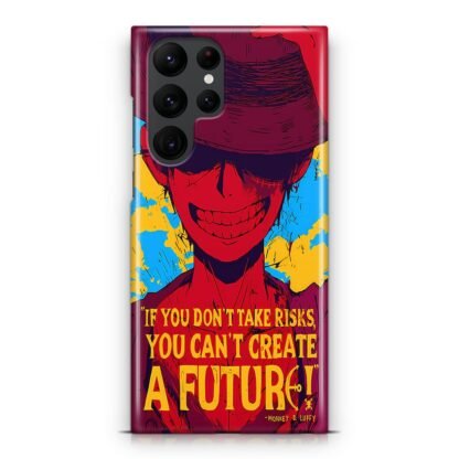 One Piece Luffy Quote Samsung Galaxy S25 / S25 Plus / S25 Ultra 3D Case
