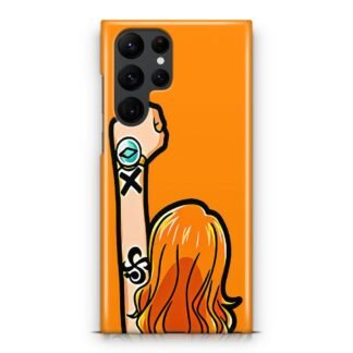 One Piece Nami Hand Back Samsung Galaxy S25 / S25 Plus / S25 Ultra 3D Case