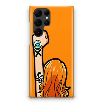 One Piece Nami Hand Back Samsung Galaxy S25 / S25 Plus / S25 Ultra 3D Case