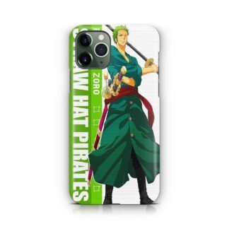 One Piece Roronoa Zoro Straw Hat Pirates iPhone 11 / 11 Pro / 11 Pro Max 3D Case