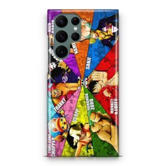 One Piece Straw Hat Pirates Collage Samsung Galaxy S23 / S23 Plus / S23 Ultra / S23 FE 3D Case
