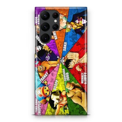One Piece Straw Hat Pirates Collage Samsung Galaxy S25 / S25 Plus / S25 Ultra 3D Case