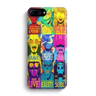 One Piece Straw Hat Pirates Quote iPhone 7 Plus / 8 Plus 3D Case