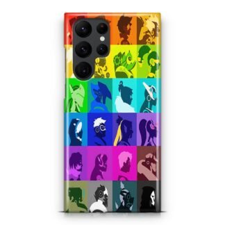 Overwatch All Hero Colorful Samsung Galaxy S25 / S25 Plus / S25 Ultra 3D Case
