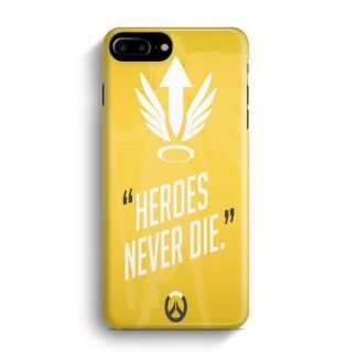 Overwatch Mercy Heroes Never Die iPhone 7 Plus / 8 Plus 3D Case